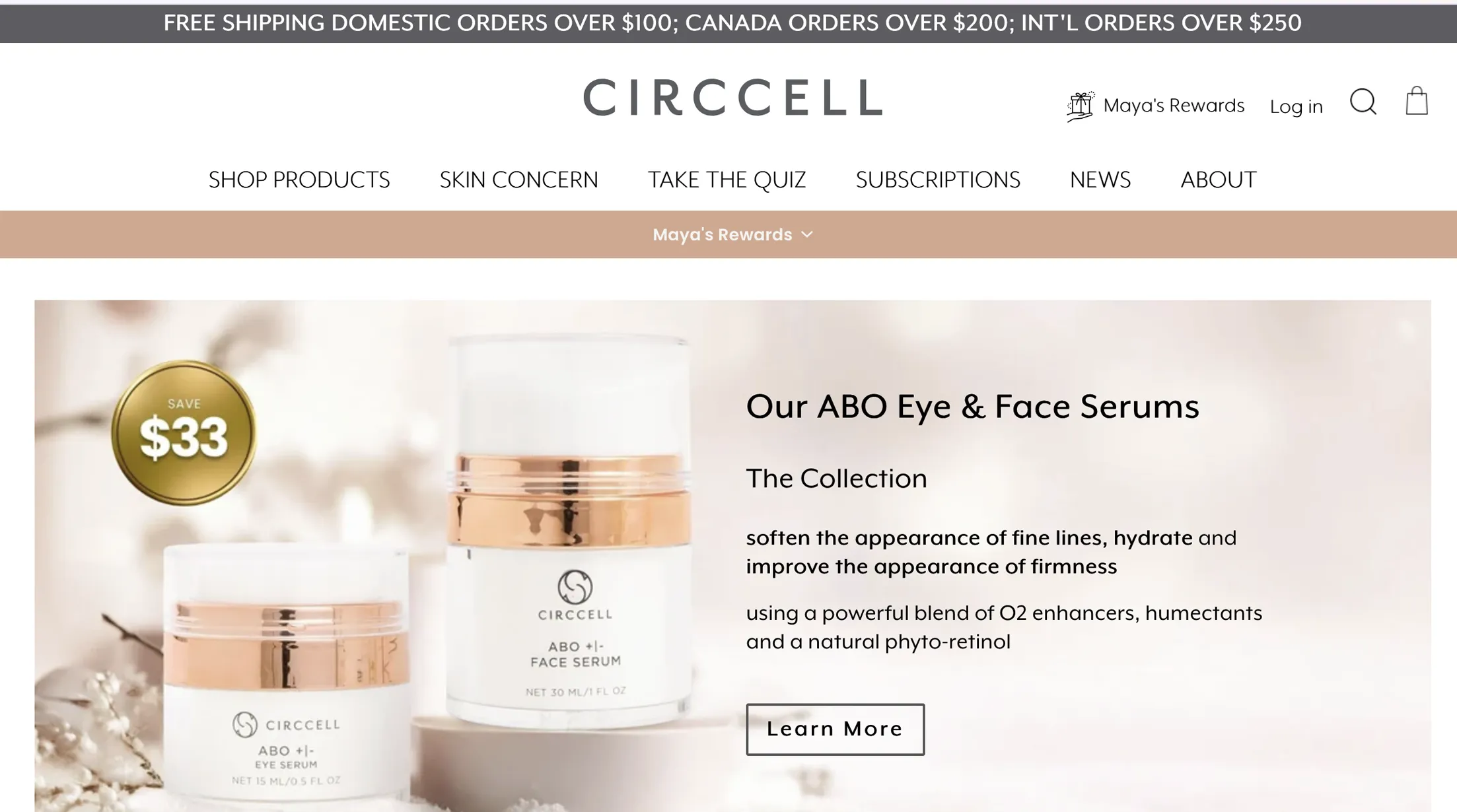 Beauty and Cosmetics Shopify Website Development